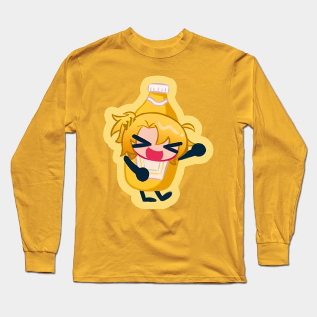 Mustard Luca Long Sleeve T-Shirt by OkiComa